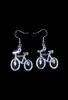 Nouvelle mode Fashion Handmade 3123 mm Boucles d'oreilles Bicycle