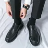 Casual Shoes Spring High-quality Lace Up Mens Luxury British Style Business Thick Bottom Oxford Office