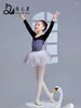 Scary Wear Children Dance Gymnastics Ballet Exercices physiques Velvet Velvet Long Manches professionnelles chinoises classiques