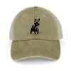 Berets Norwich Terrier Art Cowboy Hat Hard Golf Sunscreen Fluffy Women's Beach Men's