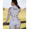 XAMA WOMENS CYCLING CLOSTION MACAQUINHO MOUNTAIN BIKE Longleeved Cycling Clothing Sportswearユニフォームスーツ20Dジャンプスーツ240410