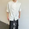 メンズTシャツsyuhgfa半袖シャツを着る中国語スタイルラウンドカラーデザイナー男性Tシャツ2024夏のファッション