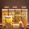 Storage Bottles Food Sealed Grain Container Kitchen Grade Plastic Tea Moisture-Proof Transparent Tank Supplies