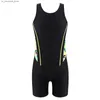 Jednoczęściowe dzieci bezbłędne strój kąpielowy Rashguard Childrens Oneal-Caymit Swimsuit Beach Swimsuit Spirus Surfing Beach Swimsuit Q240418