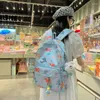 Backpack Floral Designer Nylon Female da viaggio femmina Borsa da viaggio Brackpacks per adolescenti Girls grande capacità BOOKBAG Mochila