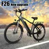 Bicicletas Hot de alta qualidade E Bike China Fabricante Personalizada 15AH 17AH Bike Ectric F26 48V 250W/500W Biciciceiro Ectric Bike L48