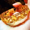 STRAND NATUURLIJKE GEEL CITRINE QUARTZ Pyramid Beads Bracelet 12x8mm vrouwen mannen Clear rechthoek sieraden