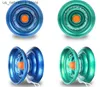 Yoyo metal fidget gyro metal yoyo design high speeate professionnelle yoyo balle caring string trick yo-yo kids magic juggling jouet q240418