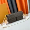 Designerka torba bagietki torba na ramię luksusowa klapka torba damska męskie worki sprzęgła vintage stare kwiaty crossbody torebka skórzane torebki mody portfele mody