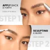 Enhancers FOCALLURE 3D Eyebrow Gel Eye Brows Wax Pencil Waterproof LongLasting Double Head 2 In 1 Eyebrow Enhancer Gel Makeup Cosmetics