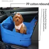 Hundeträger Hundautos Sitz für kleine Hunde vollständig abnehmbar und waschbarer Haustierhundauto -Sitze weiche Hundefoster Sofa Reiseträgerbett L49