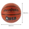 1PC Standard Basketball Ball Durable Rubber for Teens Outdoor Training Games 240402