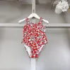 Zomermeisjes Brand één-stuks Bikini zwempak Cartoon Bear Kids Peuters Bading Pakken Baby Girl Beach Swimwear Kinderen Zwemmen 2-7 jaar