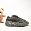 Çocuk ayakkabıları bebekler dalga koşucusu erkek kızlar siyah gri spor ayakkabı küçük çocuk iskeleti bebek açık tasarımcı atletik eğitmenler EUR 26-35