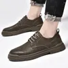 Zapatos casuales masculinos huecos al aire libre oxfords zapateros calzado calzado