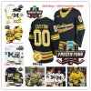 Tyler Motte 2024 Frozen Four Michigan Wolverines Hockey Jersey 43 Quinn Hughes 19 Dylan Larkin 13 Zach Werenski Zach Hyman Custom costume Jerseys Michigan