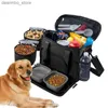 Dog Carrier Travel Do Ba Pet Travel Ba Kit Do Carrier Travel Pet Travel Oranizer Backpack With 2 Food Storae Containers And 2 bowls L49