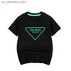 T-shirts t-shirts pour enfants T-shirt Summer Paris Alphabet T-shirt Imprimé filles et garçons t-shirts T-shirt Childrens Luxury Designer Clothing Q240418