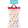 Belt 40*70cm Waterproof Wet/Dry Diaper Pail Bag Reusable Doubl Pockets Large Hanging Cloth Diaper Bag Laundry Nappy Wet Bags