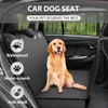 Portador de cães Faça a capa do assento do carro View Mesh Pet Carrier Hammock Protetor de segurança Carro traseiro do banco traseiro com zíper e bolso para viagem L49