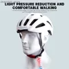 Cycling Caps Masks X-Tiger Bicycle Helmet Outdoor Sport Ultralight LED Light Cycling Safety Helmet Intergrally-Golded Mountain Road Bike MTB Helmet L48