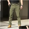 Pantalon masculin City Military Tactical Men t Combat Army Casual Randonnée Outdoors Pantmand Cargo Imperproof 240112 Drop Delivery Apparel CL DHQMD