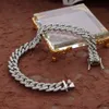 2024 Nouveau ventes à chaud chaîne cubaine en alliage zinc double diamant entièrement percé le collier de bijoux de hiphop