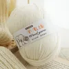 最高品質のウールブレンドかぎ針編み糸編みセータースカーフウールスレッド厚い4ply 3pcs100g300grams 240411