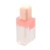 Förvaringsflaskor Dålig plast Makeup Diy Lip Tome Pink Gloss Bottle Translucent Lightweight Tube Home Supply