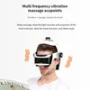 3D Electric Head Massager Intelligent Pressão Air Vibração Finger Pression Relaxamento com Música Capacete relax de relaxamento 240417