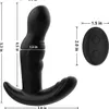 360 ° Rotativo Vibrador de vibrador Prostager Plugue de bunda anal e 30 poderosos padrões de estimulação para iniciantes brinquedos sexuais de jogador avançado iniciantes para homens, mulheres e casais