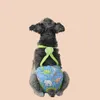 Hundkläder bedårande tecknad rem fysiologiska byxor för kvinnliga hundar - perfekt lösning menstruation elände