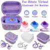 Cases For Bitzee Digital Pet Machine Interactive Virtual Toy EVA Travel Carrying Case With Lanyard&Hand Strap Waterproof Portable Bags