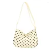 Sacs de soirée Sac à bandoulière 2024 Tendance d'été Dot imprimé grande capacité décontractée Crossbody Small Fresh Leisure Shopper All-Match