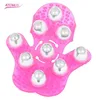 3Colors Manual Massager Handschuh Roller Anti -Cellulite Gesundheitshals -Hals -Bein Rückenmassage Entspannen Sie Schmerz Reliefrad Massageador5805352