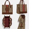 Top Handle Dempsey Designer Field Bag Bag Womens Shop Bolsa de viagem de praia Pochette Bolsa Coace de luxo Moda Moda WeekEnder Canvas Leather Lady Crossbody Bags