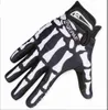 Luvas de corrida de motociclistas de designer de homens de verão de inverno de cinco dedos luvas de dedos de caveira protegida de dedos Luvas respiráveis271d T220815851922232
