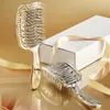 Fluffy Wide Teeth Air Cushion Combs Scalp Massage Hair Brush Hollow Combs Women Girls Styling Wet and Dry Use for Hair Care 240407