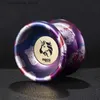 Yoyo New Magic Yoyo Metal Professional Yoyo med 10 kullager Alloy Aluminium Alloy High-Speed ​​Tesponsive Yo Classic Childrens Toys Q240418