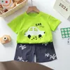 Clothing Sets 2PCS Children's Mother Kids Clothes Boys Girl T-shirt Shorts Summer Cotton Short Sleeve Baby Children Toddler Suit