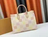 Designer Damier Li collection Pochettes Metis East West Stucco a tracolla femminile S-Locks Borsarow Speddyy 20 Nano Secchio sulla borsa a scacchiera Go Keep da viaggio da uomo