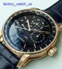 Top AP Wrist Watch Code 11.59 Série 26394or Rose Gold Blue Dial Perpetual Calendar Mens Fashion Business Casual Business Back Transparent Mécanique
