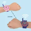 Zegarki dla dzieci chwiej talkie 2pcs ręczny telefon Interphone USB bezprzewodowe ładowanie wielofunkcyjne dzieci spacer