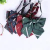 Bow ties stelle da ricamo a strisce Strisce Girniche giapponesi British Girls Boys JK Unifort Bowknot Tie Students Necktie Cosplay 4 Colori