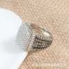 デザイナーのDavidYumans Yurma Jewelryブレスレットリング模倣ダイヤモンド人気ボタンスレッドリング