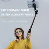Selfie Monopods Portable Selfie Stick with Detachable Wireless Remote Control Extendable Lightweight Mobile Phone Stand for IOS/Android Y240418