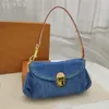 Högkvalitativ denimstil Designer Luxury Crossbody Bags Designer Kvinnor Plånbokväska Stora plånböcker Designer Kvinna Tote Handväska axelväskor