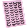 20 paires 3D fausses cils de vison les cils naturels de cils naturels