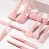 Ben spazzole per il trucco 10pcs morbido soffice set oculare ombrello da base per sfiorli donne cosmetica arrossire strumento di bellezza del trucco di bellezza