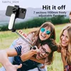 Selfie Monopods Selfie Stick Tripod with 3 Colors Fill Light Foldable Tripod with Bluetooth Wireless Remote for iPhone Samsung Smartphone Y240418